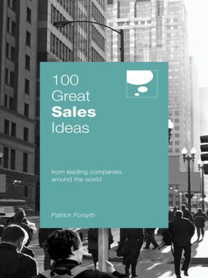 cover image of 100 Great Sales Ideas